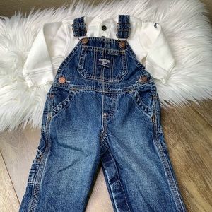 OshKosh Like New Overalls And Top